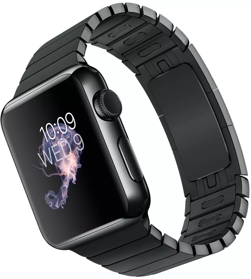 Смарт-часы Apple Watch 38mm Space Black with Space Black Link Bracelet (MJ3F2) фото