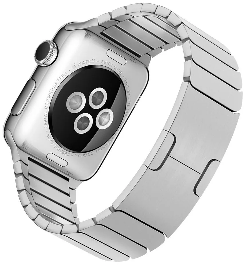 Умные часы Apple Watch 38mm Stainless Steel with Link Bracelet (MJ3E2) фото 2