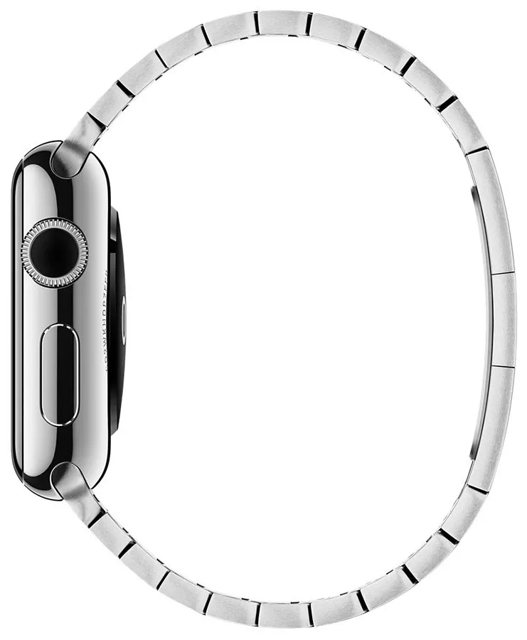 Умные часы Apple Watch 38mm Stainless Steel with Link Bracelet (MJ3E2) фото 3