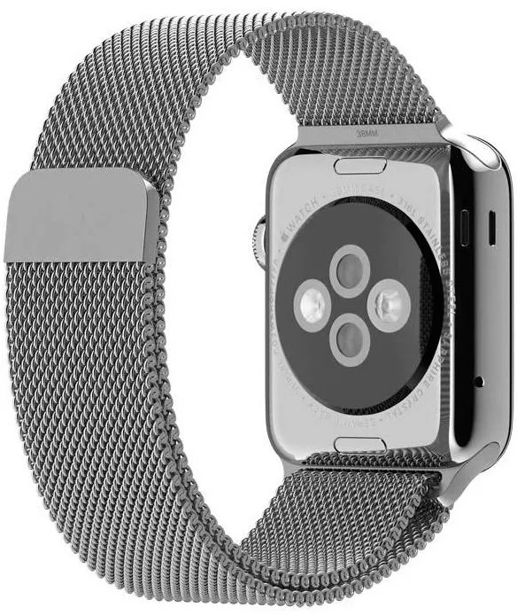 Умные часы Apple Watch 38mm Stainless Steel with Milanese Loop (MJ322) фото 4