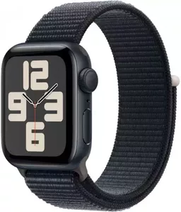 Умные часы Apple Watch SE 2 44 мм (алюминиевый корпус, полуночный/полуночный, нейлоновый ремешок) icon