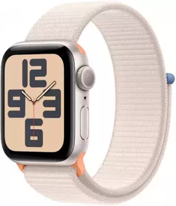 Умные часы Apple Watch SE 2 44 мм (алюминиевый корпус, звездный свет/звездный свет, нейлоновый ремешок) фото