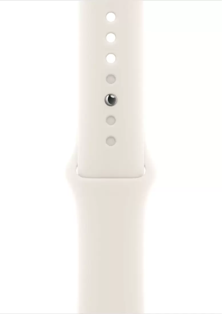 Умные часы Apple Watch SE 3 LTE 44 мм (алюминиевый корпус, звездный свет/звездный свет, спортивный силиконовый ремешок M/L) фото