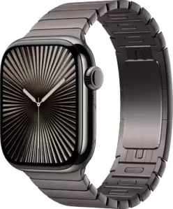 Умные часы Apple Watch Series 10 42 мм (титановый корпус, сланец/сланец, стальной ремешок) фото