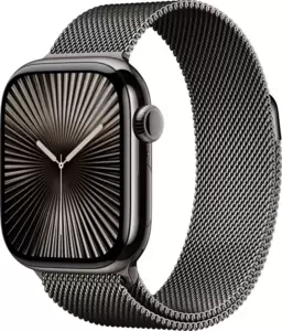 Умные часы Apple Watch Series 10 46 мм (титановый корпус, сланец/сланец, миланская петля M/L) фото