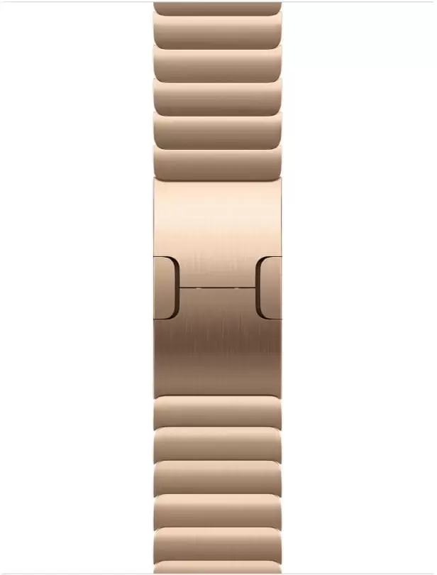Умные часы Apple Watch Series 11 42 мм (титановый корпус, золотистый/золотистый, браслет Link из нержавеющей стали) фото 3