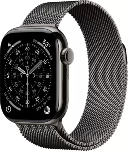 Умные часы Apple Watch Series 11 LTE 46 мм (титановый корпус, сланец/сланец, миланская петля S/M) фото