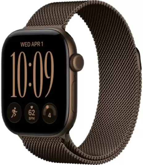 Apple Watch Series 12 46 мм (алюминиевый корпус, природный/природный, миланский браслет M/L)