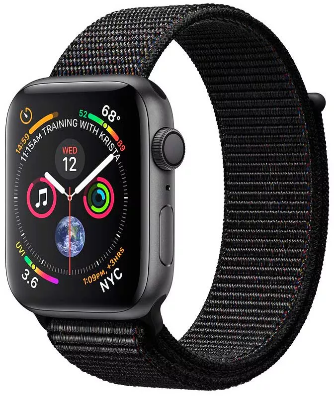 Смарт-часы Apple Watch Series 4 40mm Aluminum Space Gray (MU672) фото