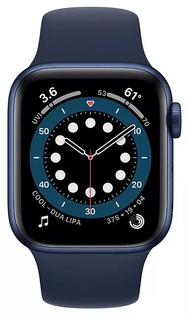 Умные часы Apple Watch Series 6 40mm Aluminum Blue (MG143) фото 2