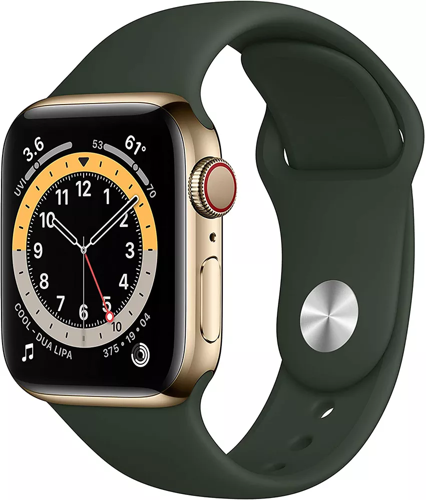 Умные часы Apple Watch Series 6 LTE 40mm Stainless Steel Gold (M06V3)  купить недорого в Минске, цены – Shop.by