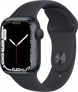 Умные часы Apple Watch Series 7 41 мм (темная ночь/темная ночь спортивный) icon