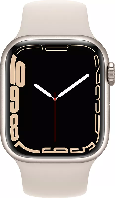 Умные часы Apple Watch Series 7 41 мм (сияющая звезда/сияющая звезда спортивный) фото 2