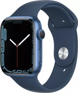 Умные часы Apple Watch Series 7 45 мм (синий/синий омут спортивный) icon