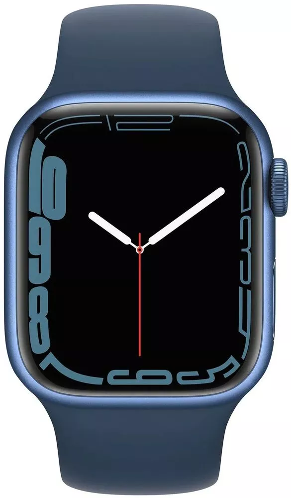 Умные часы Apple Watch Series 7 LTE 41 мм (алюминий синий/синий омут спортивный) фото 2