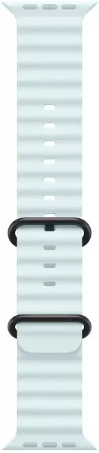 Умные часы Apple Watch Ultra 2 LTE 49 мм (титановый корпус, черный/светло-голубой, ремешок из эластомера) фото 3