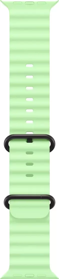 Умные часы Apple Watch Ultra 3 LTE 49 мм (титановый корпус, черный/салатовый, ремешок из эластомера) фото