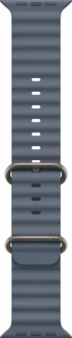 Умные часы Apple Watch Ultra 3 LTE 49 мм (титановый корпус, природный/синий, ремешок из эластомера) фото