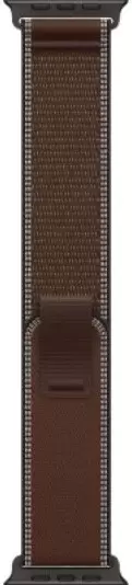 Умные часы Apple Watch Ultra 4 LTE 49 мм (титановый корпус, черный/темно-коричневый, нейлоновый ремешок размера M/L) фото 3