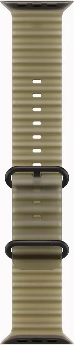 Умные часы Apple Watch Ultra 4 LTE 49 мм (титановый корпус, черный/зеленый, ремешок из эластомера) фото 3
