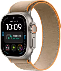 Умные часы Apple Watch Ultra 4 LTE 49 мм (титановый корпус, природный/песочный, нейлоновый ремешок размера M/L) фото