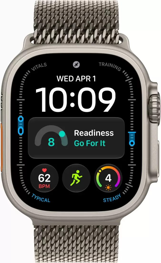 Умные часы Apple Watch Ultra 4 LTE 49 мм (титановый корпус, природный/природный, миланская петля M) фото 2