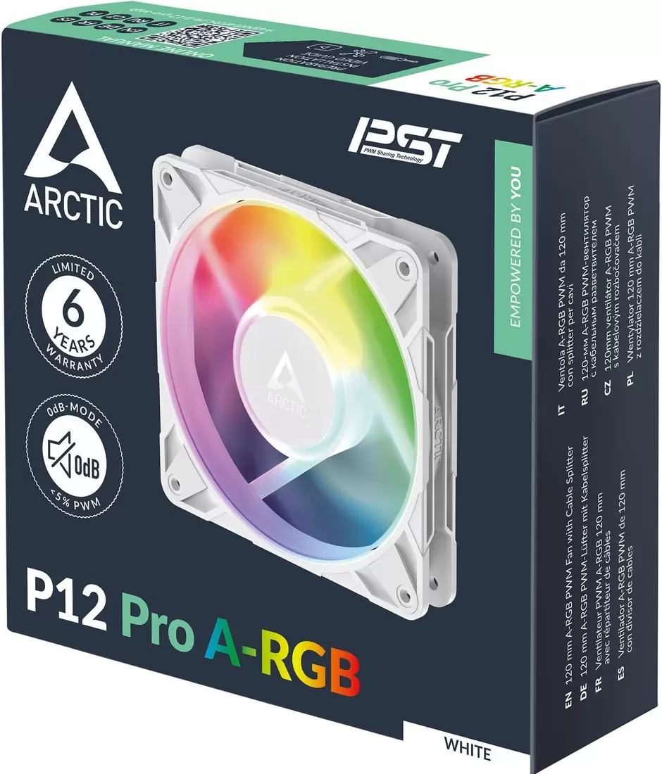 Вентилятор для корпуса Arctic P12 Pro A-RGB ACFAN00311A фото