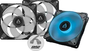 Комплект вентиляторов для корпуса Arctic P14 PWM PST RGB 0dB ACFAN00255A фото