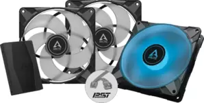Комплект вентиляторов для корпуса с контроллером Arctic P14 PWM PST RGB 3шт + RGB Controller ACFAN00256A фото