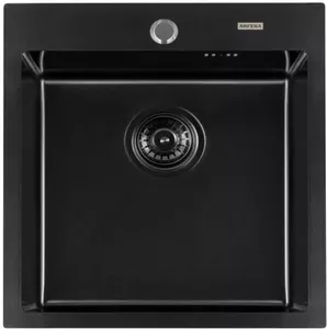 Кухонная мойка Arfeka AF 500*505 Black PVD Nano фото