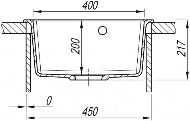 Кухонная мойка Arfeka Dalago 47 Shadow Grey фото