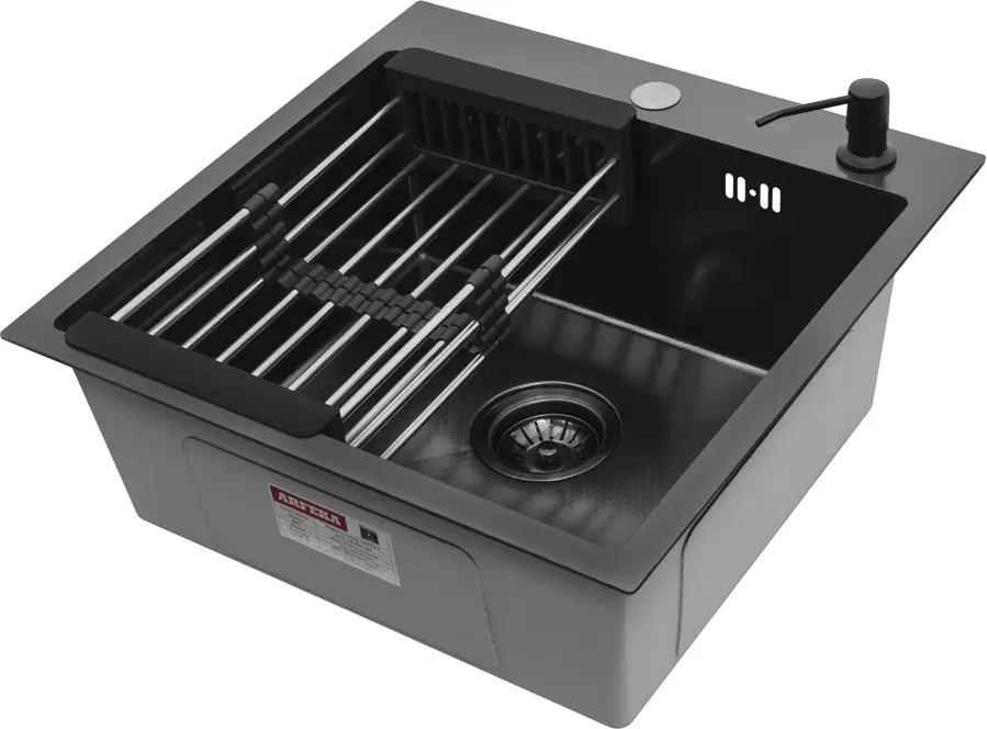 Arfeka Eco AR 500*500 Black PVD Nano Decor Volcanic Rock