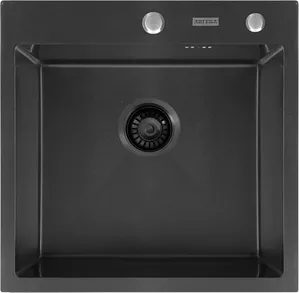 Кухонная мойка Arfeka Eco AR 500*500 Black PVD Nano фото