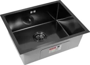 Кухонная мойка Arfeka Eco AR 550*450 Black PVD Nano Decor Millet Grains фото