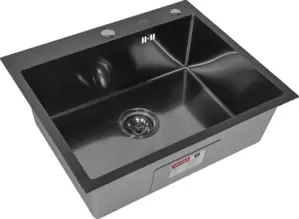 Кухонная мойка Arfeka Eco AR 600*500 Black PVD Nano Decor Millet Grains фото