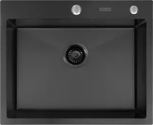 Кухонная мойка Arfeka Eco AR 600*500 Black PVD Nano фото