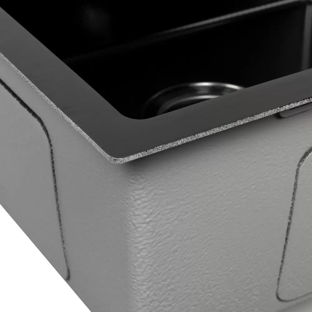 Кухонная мойка Arfeka Eco AR 700*500 Black PVD Nano Dekor фото