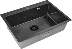 Кухонная мойка Arfeka Eco AR 700*500 Black PVD Nano Dekor фото