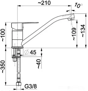 Смеситель Armatura Sofit 5113-915-00 фото