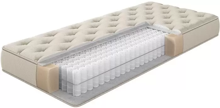 Матрас Armos Brownie Medium Тик хлопковый 80x200 фото