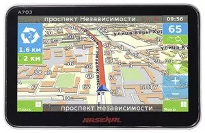GPS-навигатор Arsenal A703 фото