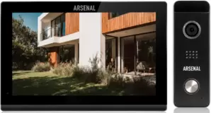 Комплект видеодомофона Arsenal Титул 10 FHD TUYA (черный) + Рокси FHD (черный) фото