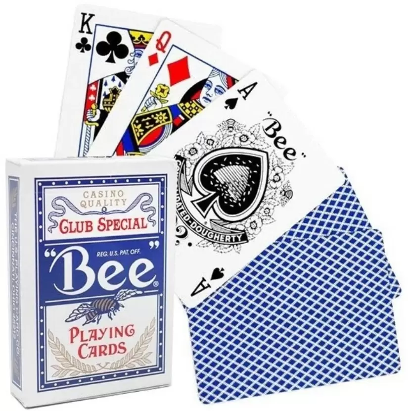 Игральные карты Bee Standard Index Blue 1004508-b фото