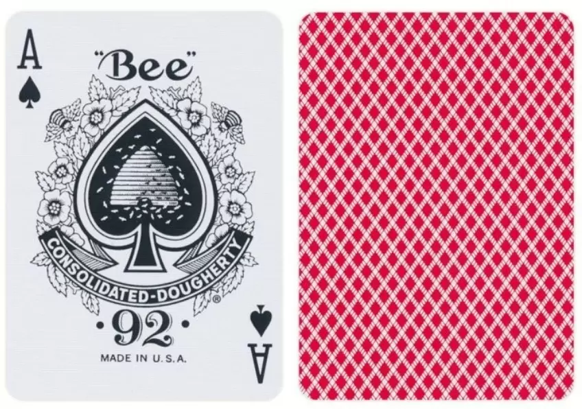 Игральные карты Bee Standard Index Red 1004508-r фото