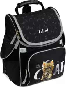 Школьный рюкзак ArtSpace Junior Cat on black Uni_17788 фото