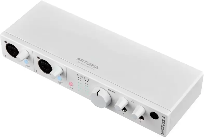 Аудиоинтерфейс Arturia MiniFuse 4 (белый) фото