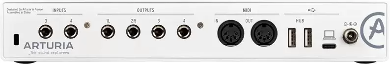 Аудиоинтерфейс Arturia MiniFuse 4 (белый) фото