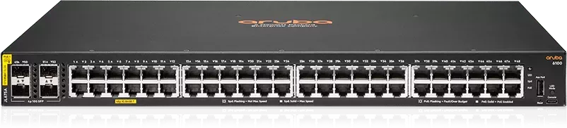 Управляемый коммутатор 2-го уровня Aruba 6100 Series JL675A фото