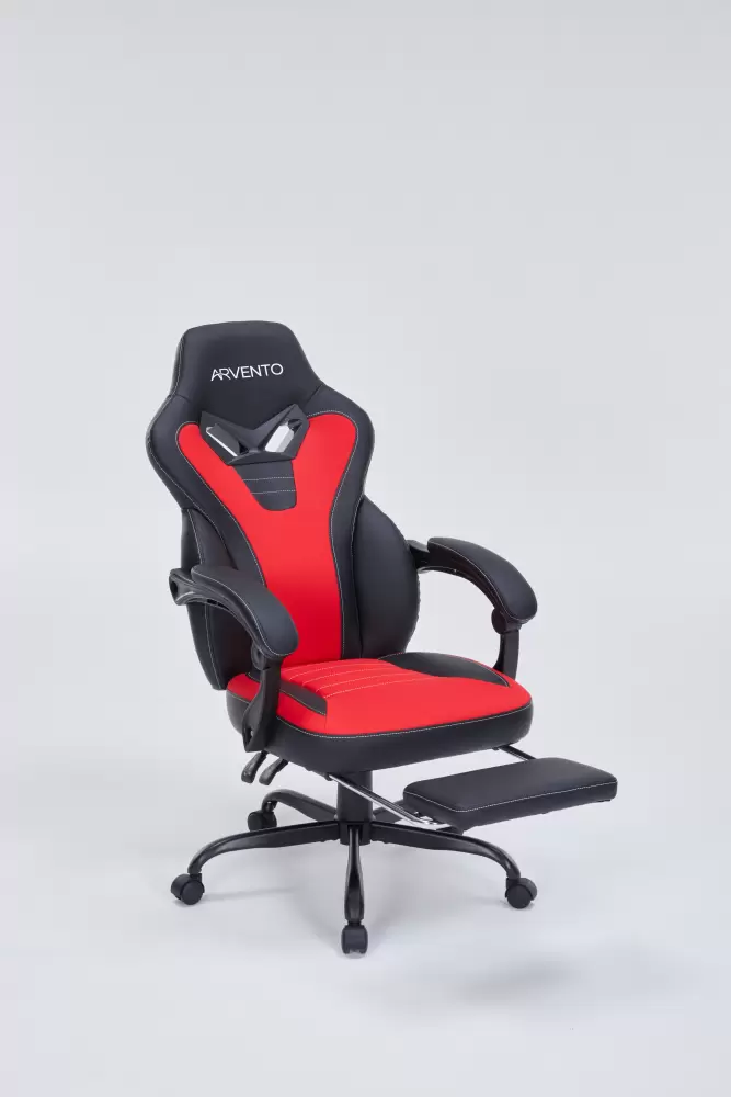 Игровое кресло Arvento Expert (черный/красный) фото
