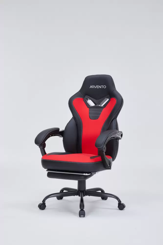 Игровое кресло Arvento Expert (черный/красный) фото